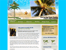 Tablet Screenshot of oasispalmsresort.com